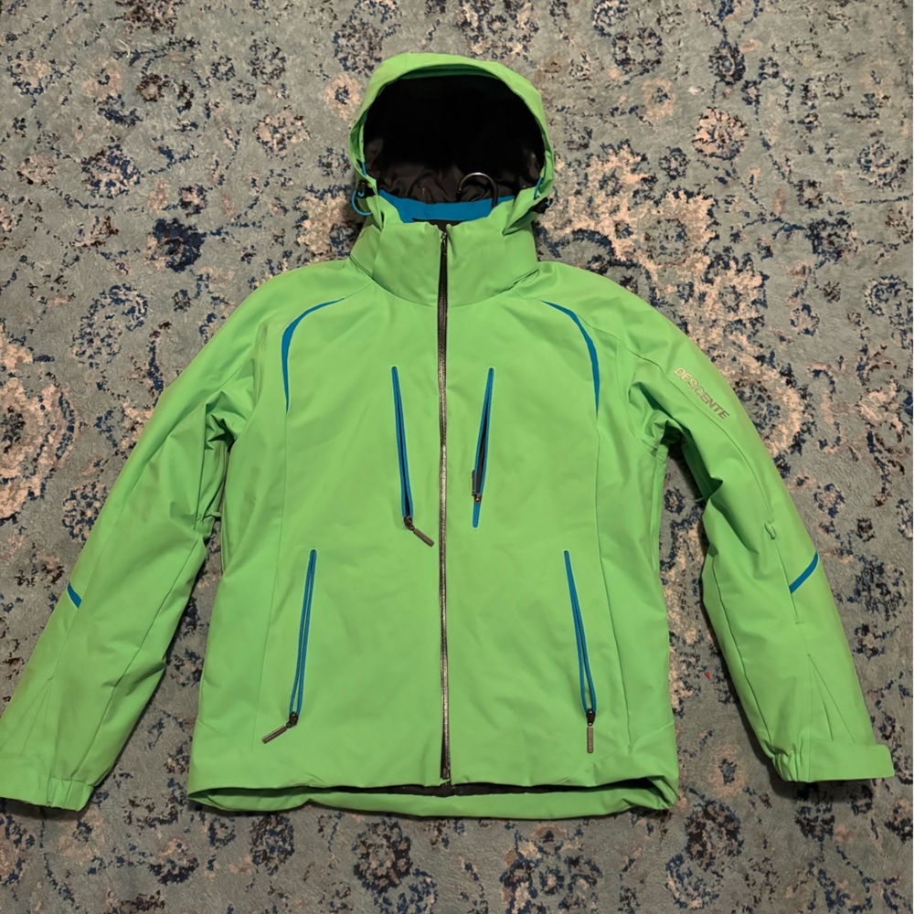 Green DESCENTE Hooded Jacket